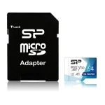 کارت حافظه سیلیکون پاور MicroSDXC مدل Superior Pro V30 U3 A1 ظرفیت 64 گیگابایت