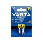 باتری قلمی آلکالاین دو عددی وارتا مدل VARTA LongLife Power AA